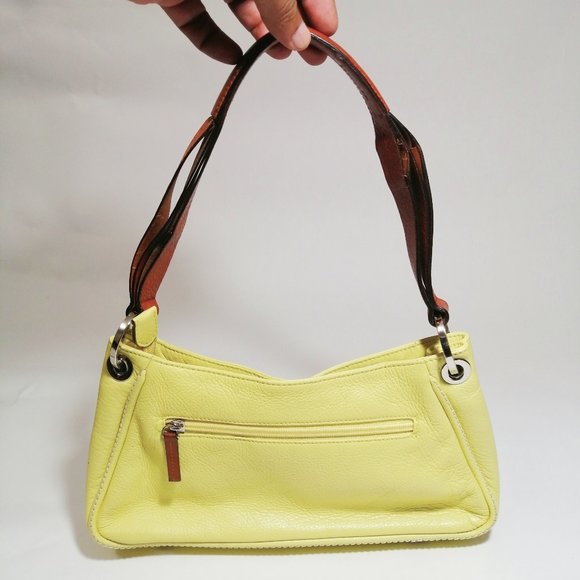 Dissona Handbags - Dissona Small Yellow Leather Purse Italy Gorgeous